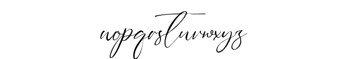 SydneySignature Font LOWERCASE