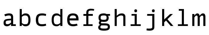 SykeMono-Regular Font LOWERCASE