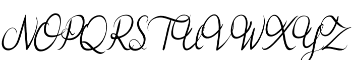 Syllia Italic Font UPPERCASE