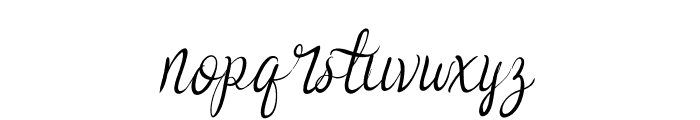 Syllia Italic Font LOWERCASE