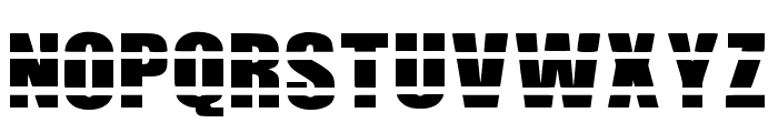 Symmetrical Wood Regular Font UPPERCASE