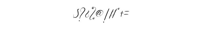 Symphonigraphy Font OTHER CHARS