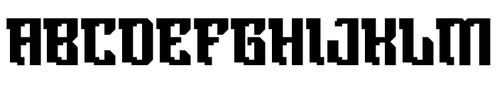 Syncio Pixely Font UPPERCASE