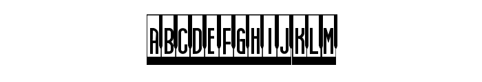 Synthesiser Regular Font LOWERCASE