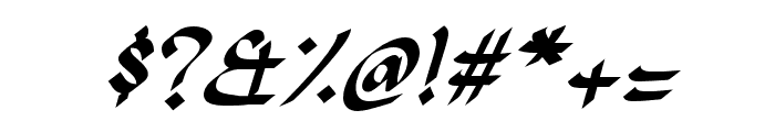 Syukran-Italic Font OTHER CHARS