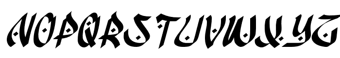 Syukran-Italic Font UPPERCASE