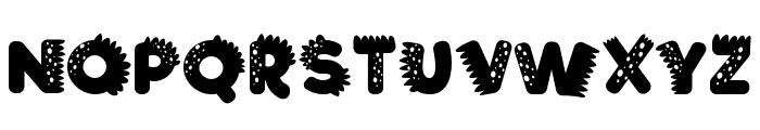 T-Rex Dinosaur Font Bold Font UPPERCASE