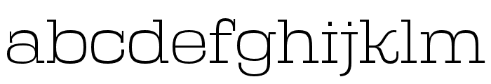 TA Albatross ExtraLight Font LOWERCASE