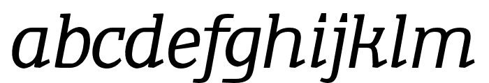 TA Shusha Italic Font LOWERCASE