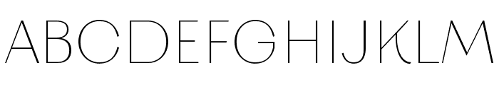 TA Solivare Extra Light Font UPPERCASE