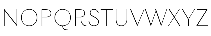 TA Solivare Extra Light Font UPPERCASE