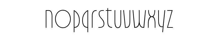TA Sonatina Hairline Font LOWERCASE