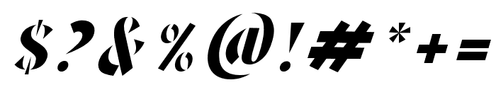 TABELA-Italic Font OTHER CHARS