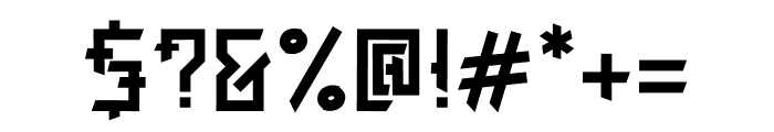TADASHI Font OTHER CHARS