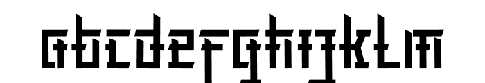 TADASHI Font LOWERCASE