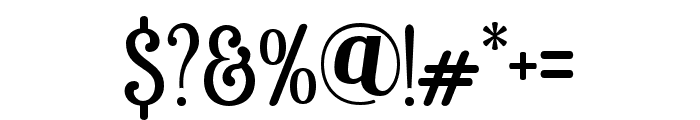 TAJIRASA-Regular Font OTHER CHARS