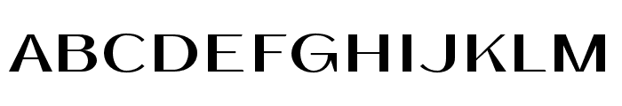 TAModernTimes-ExpSemiBold Font UPPERCASE