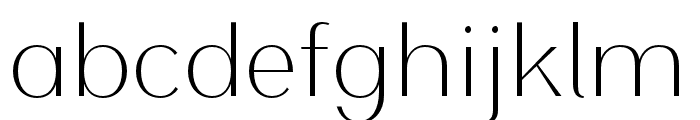 TAModernTimes-ExtraLight Font LOWERCASE