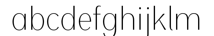 TAModernTimes-SemCnExtraLight Font LOWERCASE