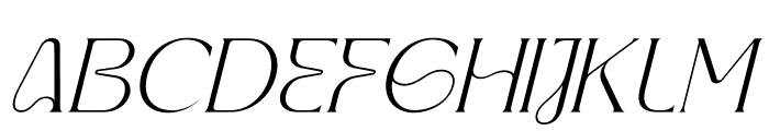 TAREKAH Italic Font LOWERCASE