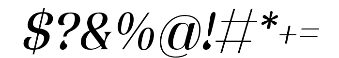 TATypefire-Italic Font OTHER CHARS