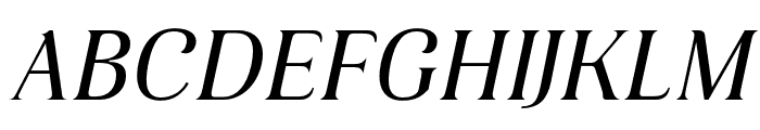 TATypefire-Italic Font UPPERCASE