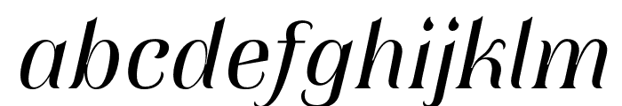 TATypefire-Italic Font LOWERCASE