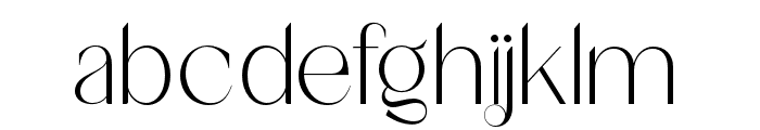 TBJ Milky Extra Light Font LOWERCASE