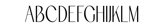 TBJ Palatino Sans Extra Light Font UPPERCASE