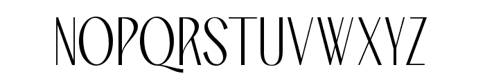 TBJ Palatino Sans Extra Light Font UPPERCASE