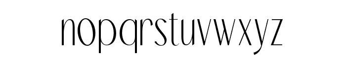 TBJ Palatino Sans Extra Light Font LOWERCASE