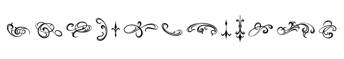 TENSION ORNAMENT Font UPPERCASE