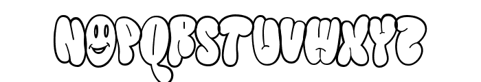 TF Madloud Outline Font LOWERCASE