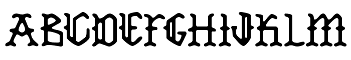 TFCaredog-Regular Font LOWERCASE