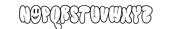 TFMadloud-Outline Font LOWERCASE