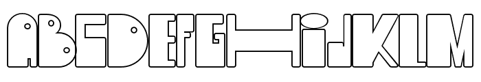 TFNukes-Outline Font LOWERCASE