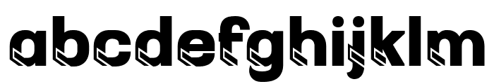 THE BOKRUN Variation  Font LOWERCASE