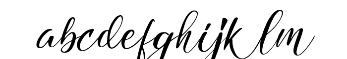 THE BlackHawk Regular Font LOWERCASE