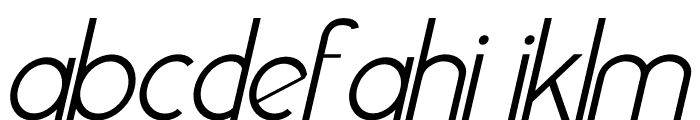 THE CHELASI Italic Font LOWERCASE