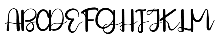 THE Fashions Font UPPERCASE