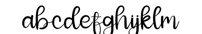 THE Fashions Font LOWERCASE