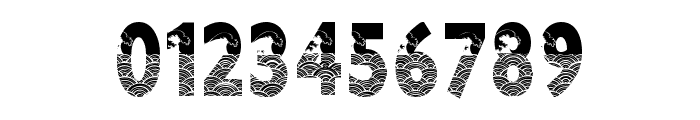 THE GREAT WAVE Font OTHER CHARS