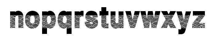 THE GREAT WAVE Font LOWERCASE