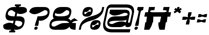 THE GREATEST HITS Bold Italic Font OTHER CHARS