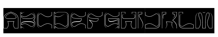 THE GREATEST HITS-Hollow-Invers Font UPPERCASE