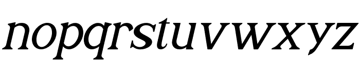 THE HELMUNTE Italic Font LOWERCASE