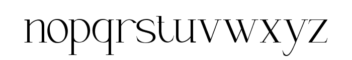 THE HEVERLY SERIF Extra Light Font LOWERCASE