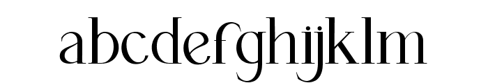 THE HEVERLY SERIF Light Font LOWERCASE