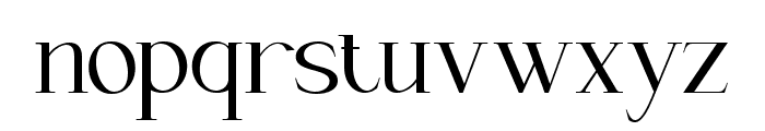 THE HEVERLY SERIF Light Font LOWERCASE