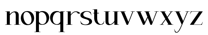 THE HEVERLY SERIF Regular Font LOWERCASE